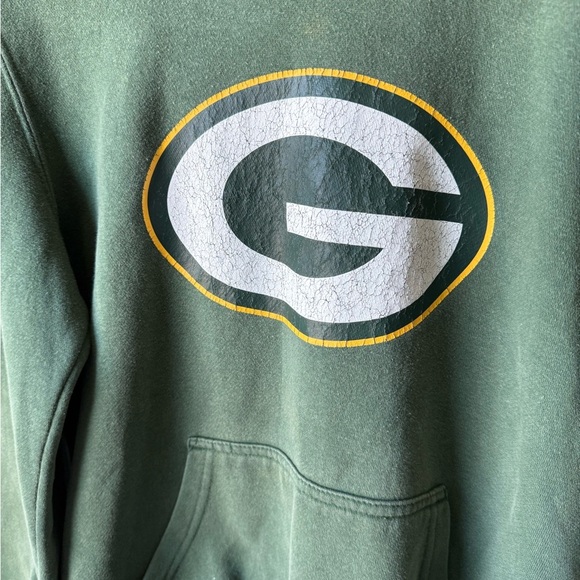 Vintage Y2K Green Bay Packers Green Hoodie - Picture 2 of 4